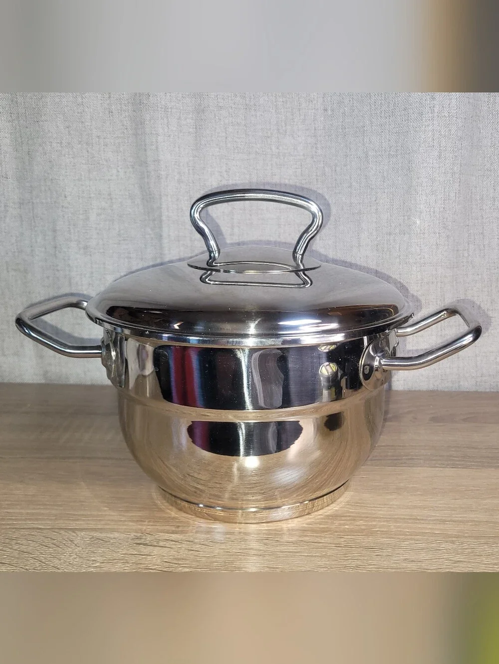 Stainless Steel Stockpot with Lid - Silver Stainless Steel
