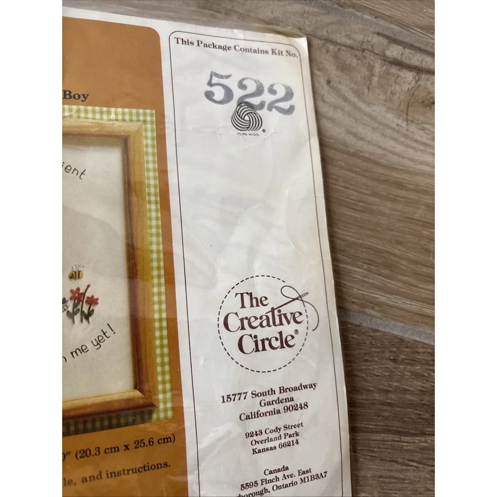 Creative Circle CREWEL EMBROIDERY KIT 