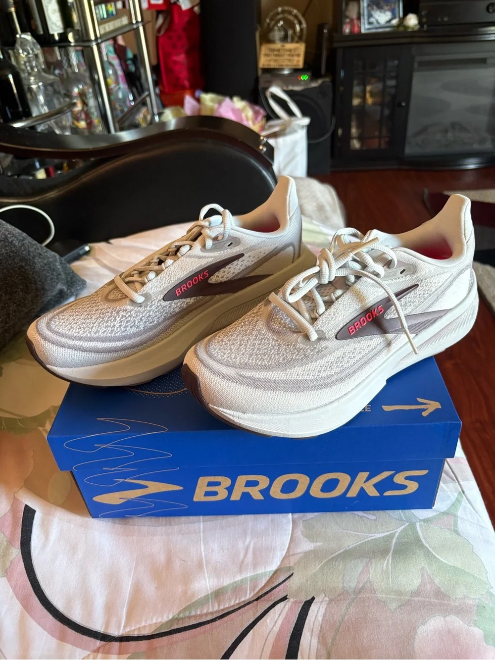 Brooks neutral beige