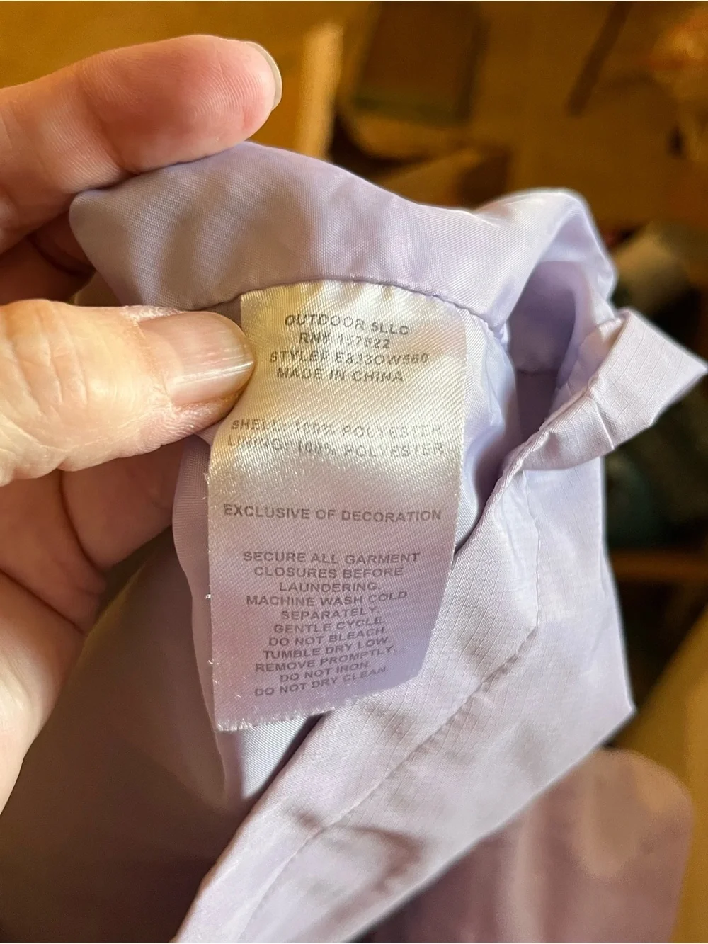 Eddie Bauer lightweight rain