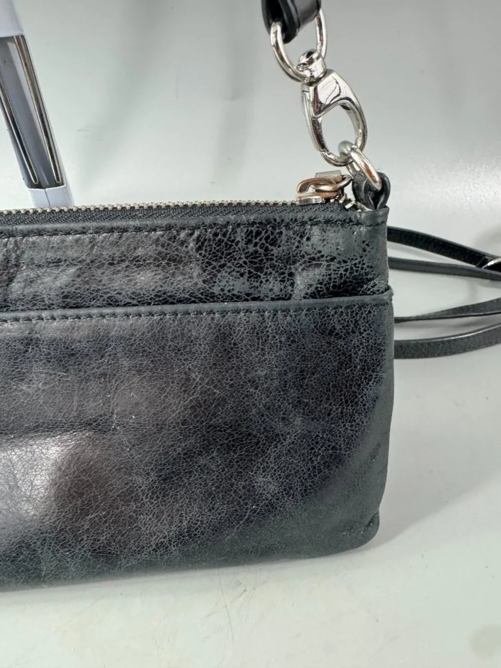 Hobo International Black Leather Crossbody Shoulder/Crossbody Bag