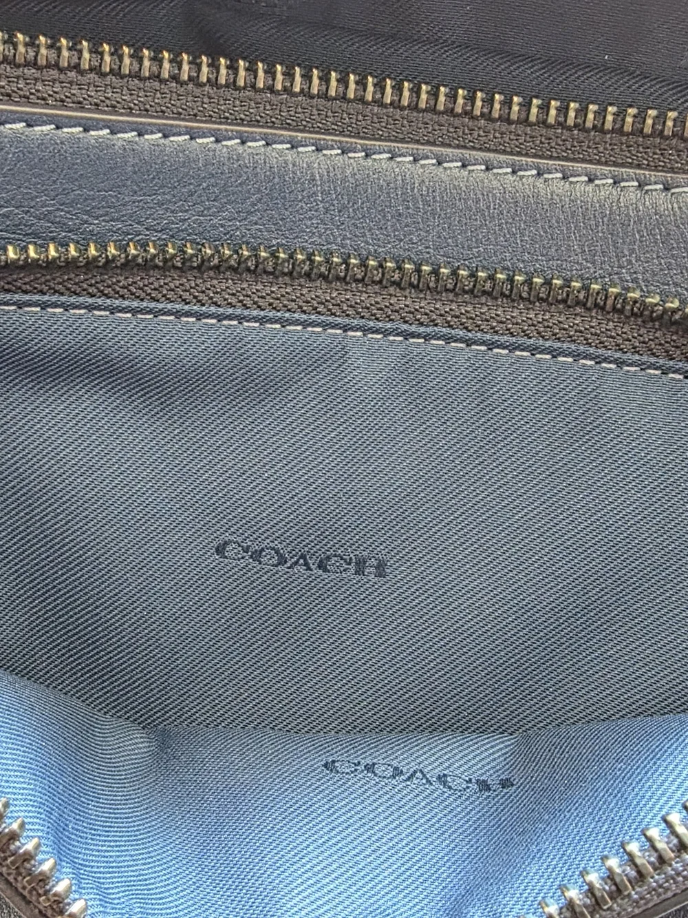 Coach compact navy