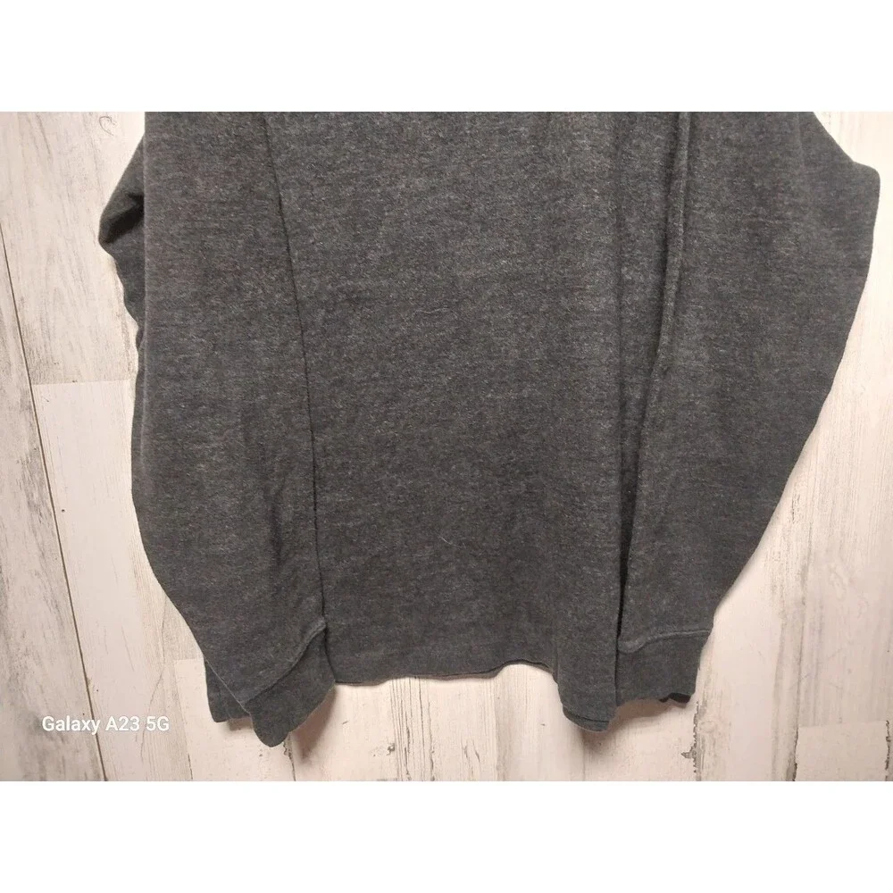 Polo Ralph Lauren Sweater Men XLT Gray Estate Rib 1/4 Zip Knit Pullover Casual