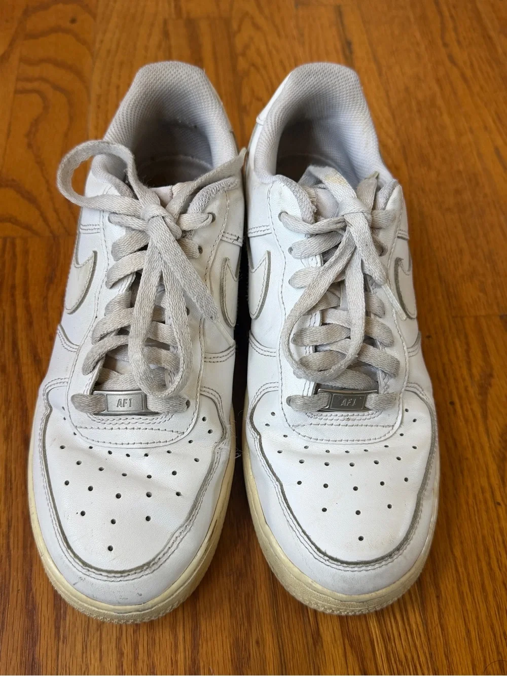 Nike Men’s Sneakers — White with Light Gray Accents