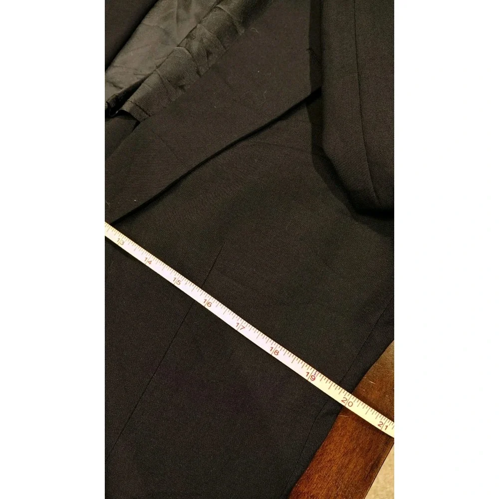 Botany 500 Vintage Mens Blazer Sport Coat Two Button Tailored in USA Black