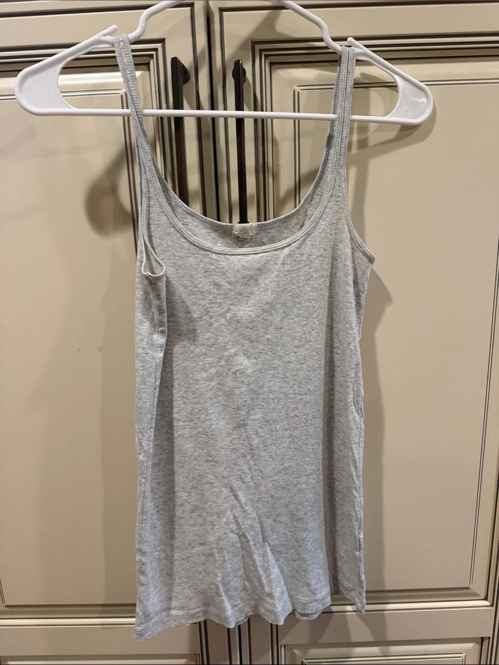 J. Crew Light Gray Scoop Neck Camisole