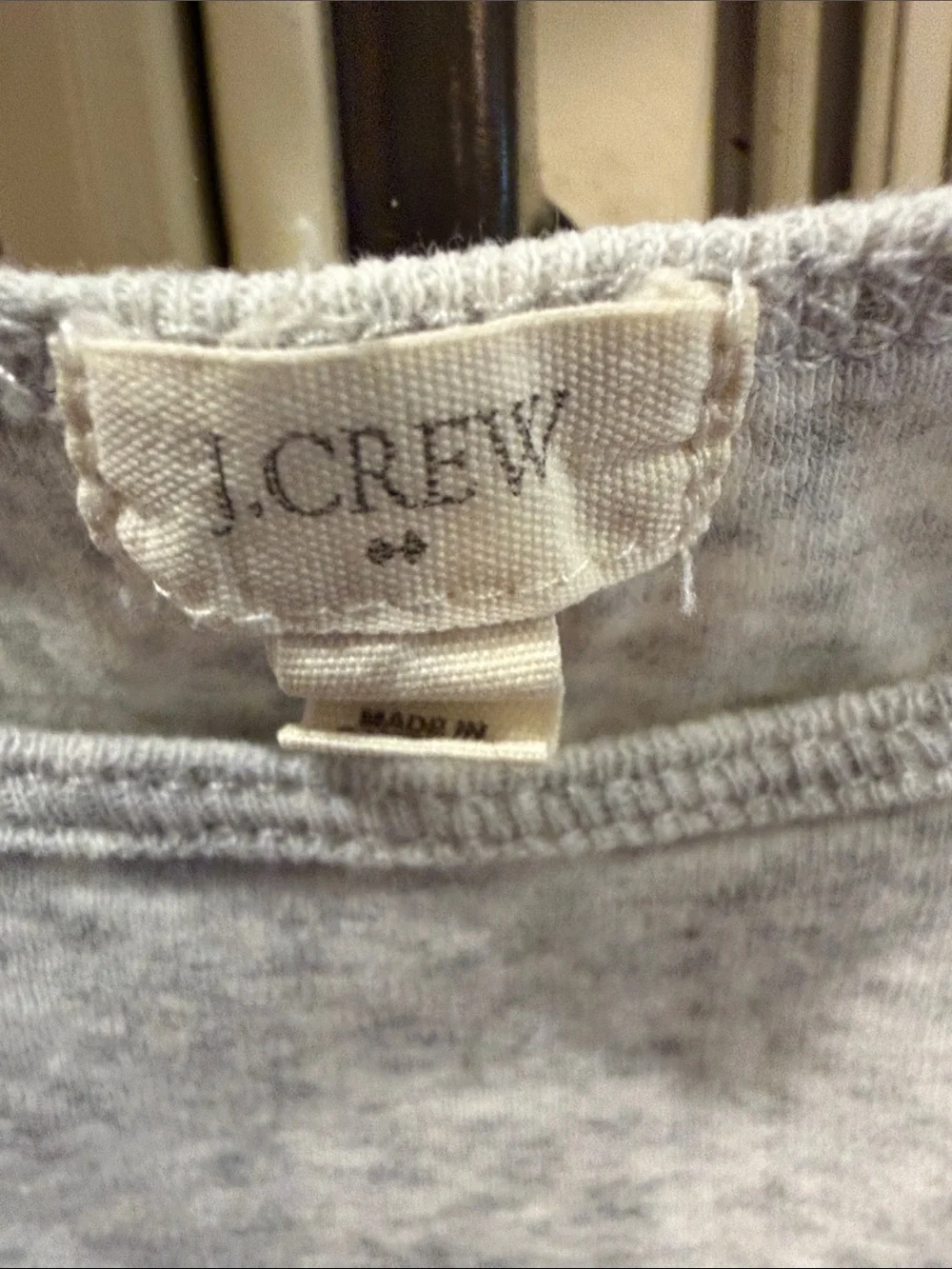 J. Crew neckline color many