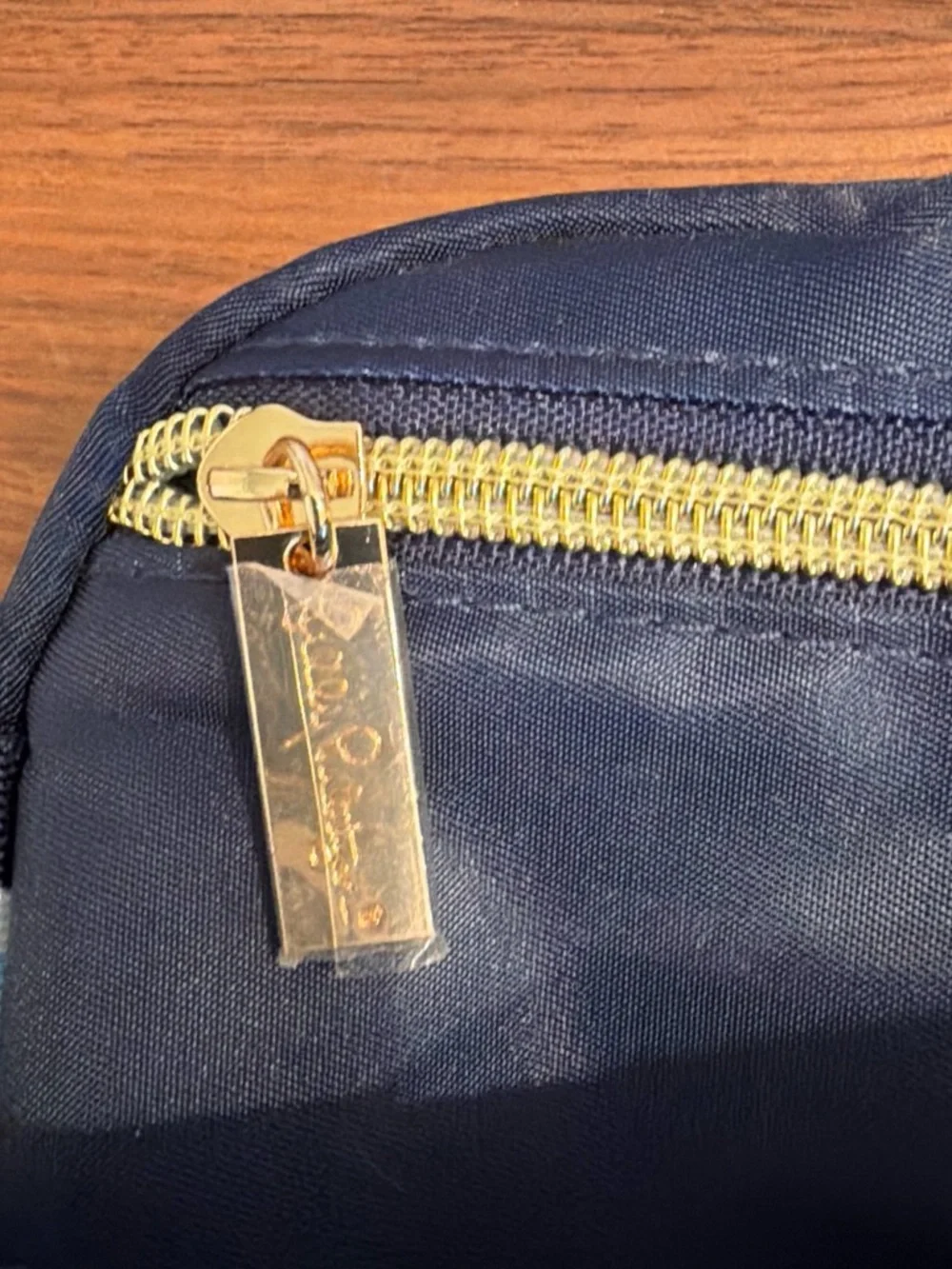 N/A navy satin