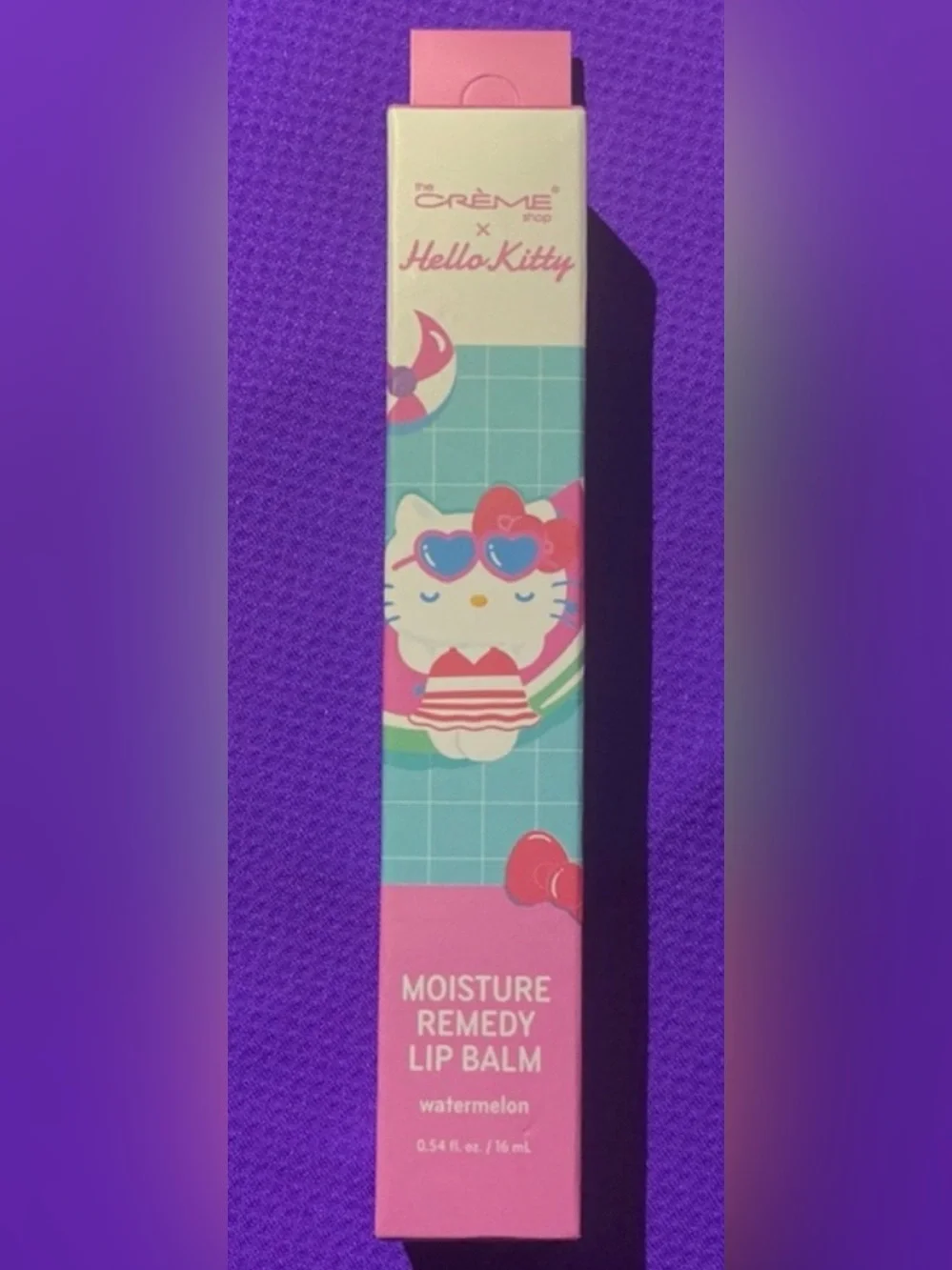 🍉Hello Kitty Pink & Aqua Watermelon Lip Balm Tube