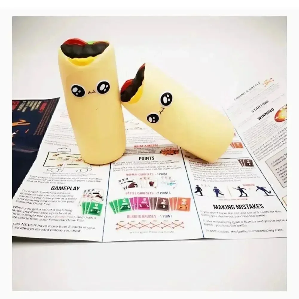 Throw Throw Burrito Case- Interactive Dodgeball Fun Classic Board Game, Age 7+
