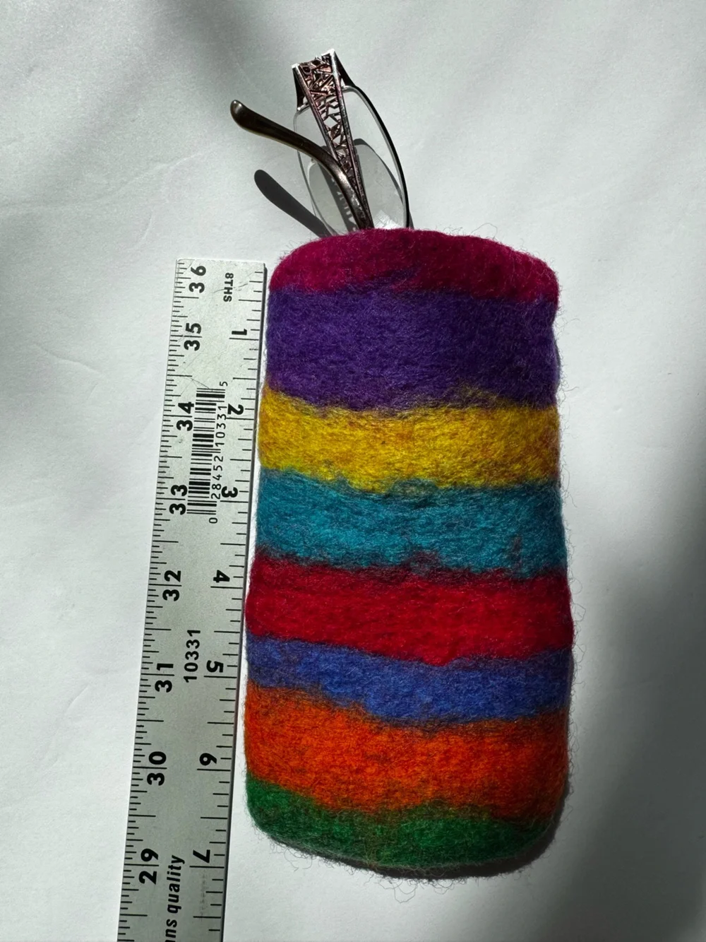 Handmade glass pouch
