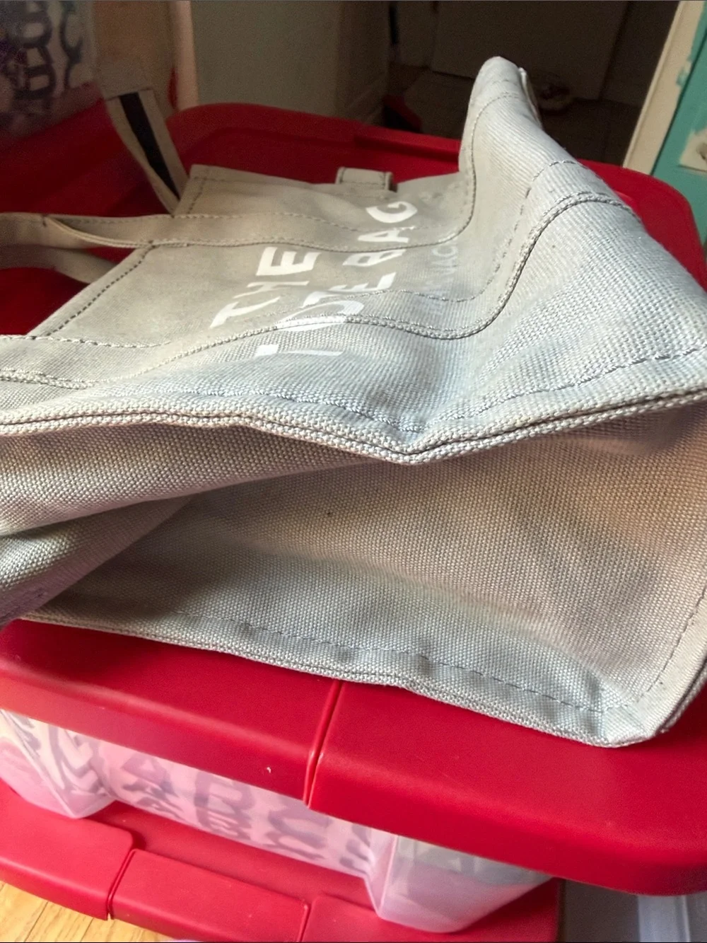 Marc Jacobs  Gray Canvas Tote used