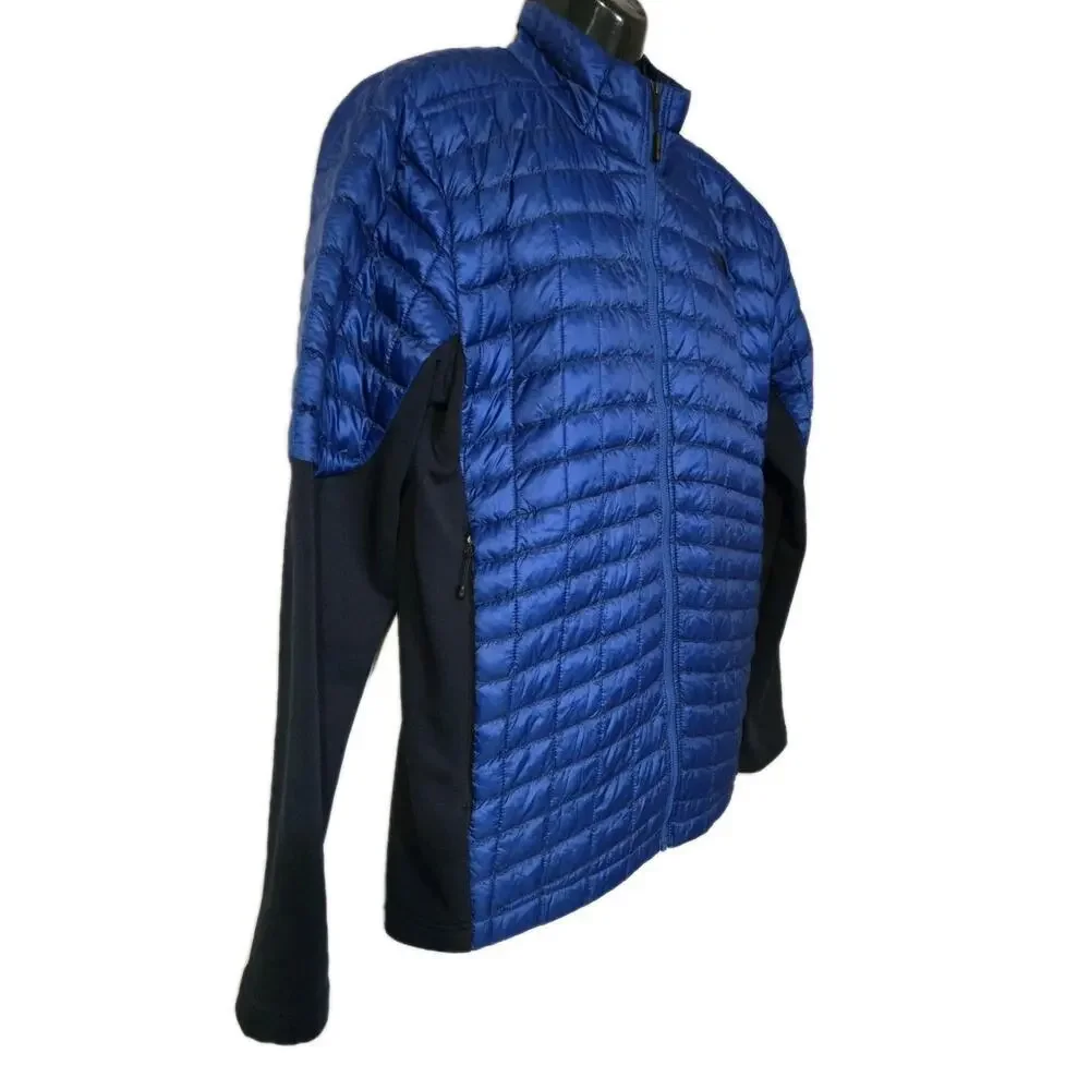 The North Face Momentum Thermoball Puffer Jacket Men's Sz L Blue Performance