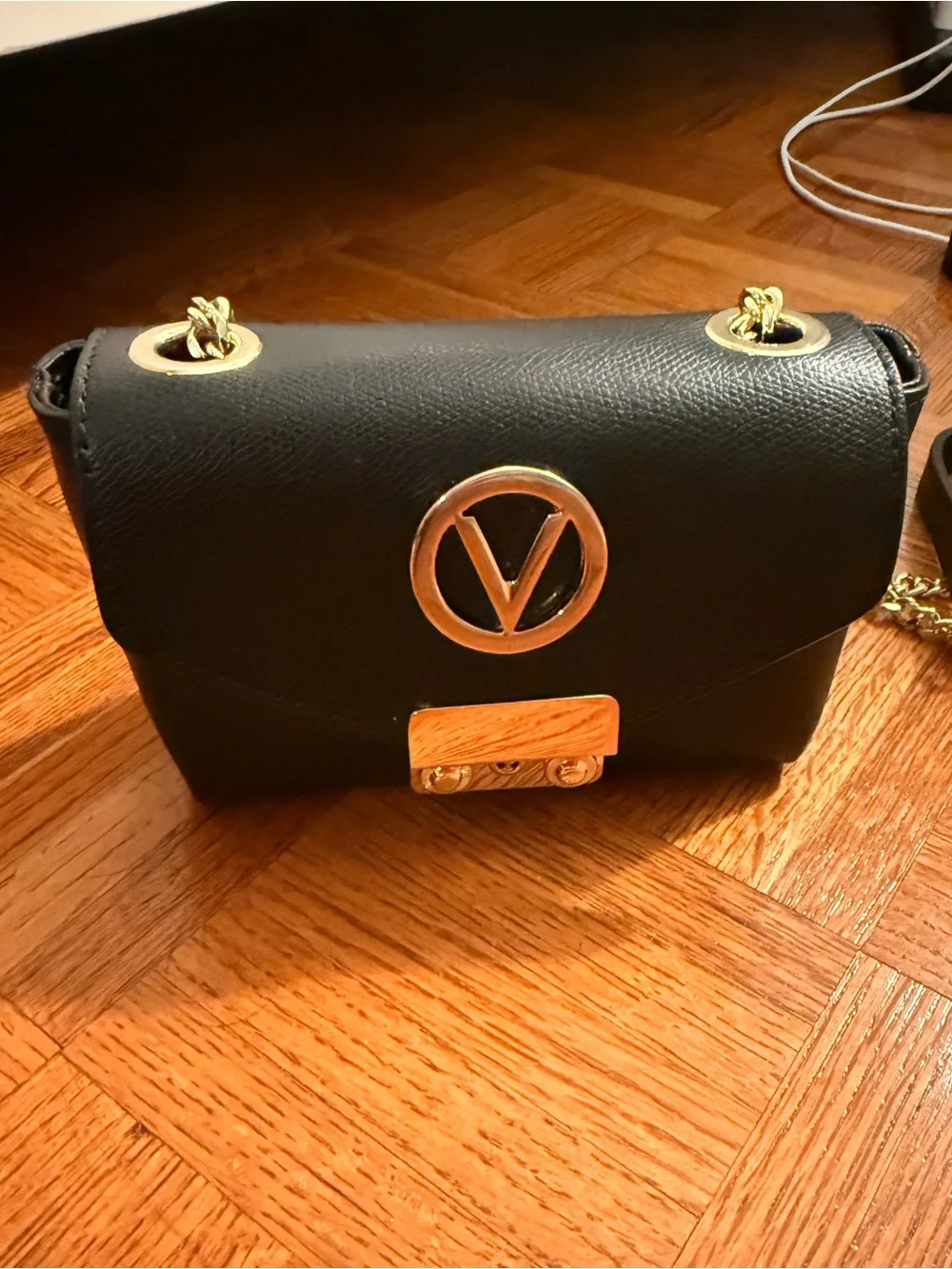 Mario Valentino black crossbody