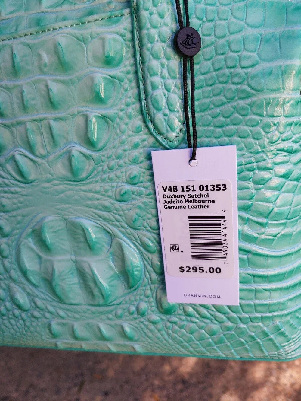 Jadeite Large Duxbury Satchel Brahmin NWT