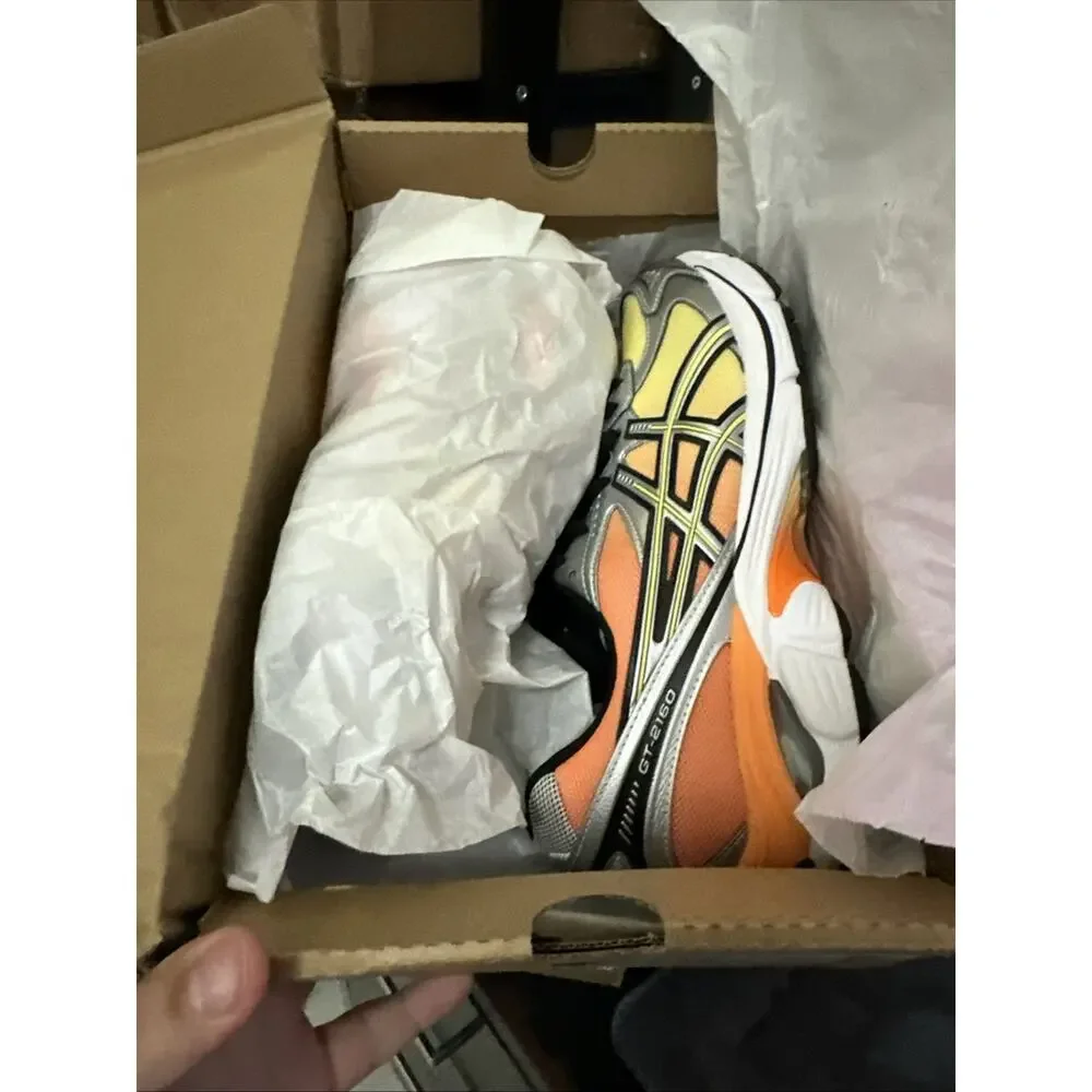 New Men's Size 10 Asics GT-2160 Sun Peach Banana Cream 1203A783-700