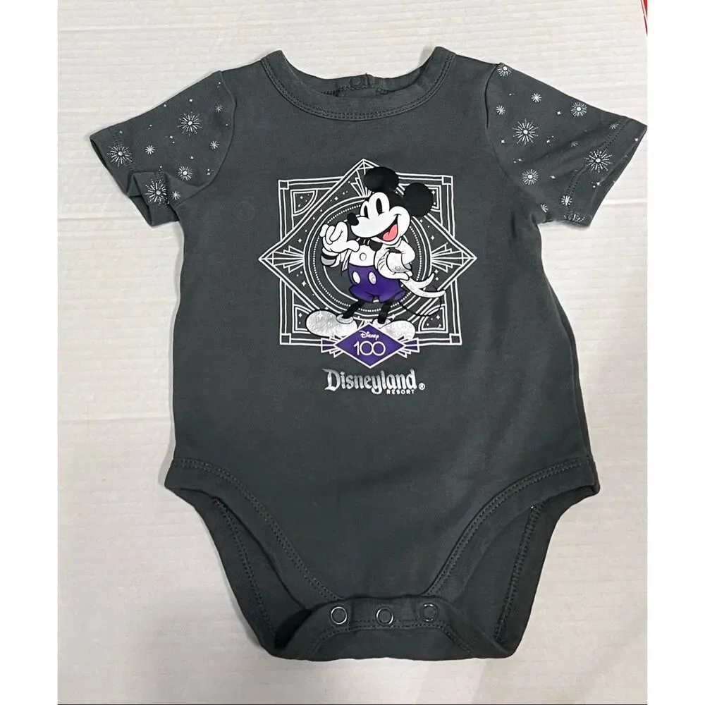 Disney Mickey Mouse 100th Anniversary Bodysuit   Boys Size 12-18 Months