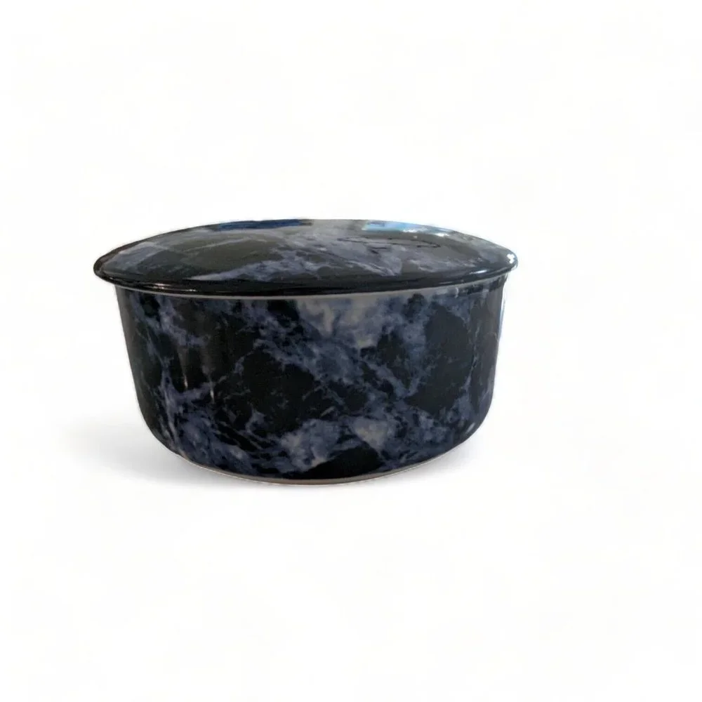 Villeroy & Boch marble blue trinket