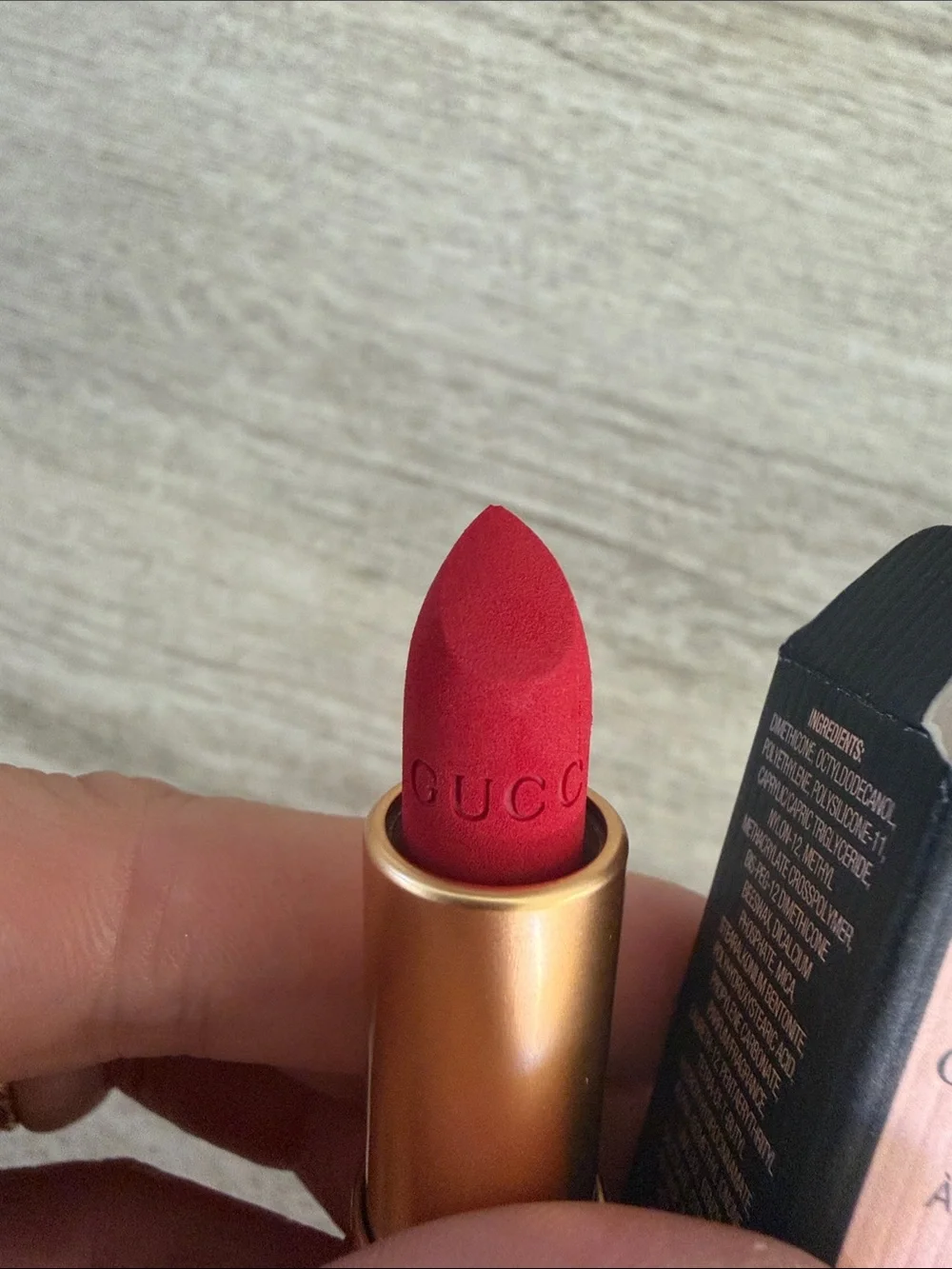 Gucci glide creates pigmentation