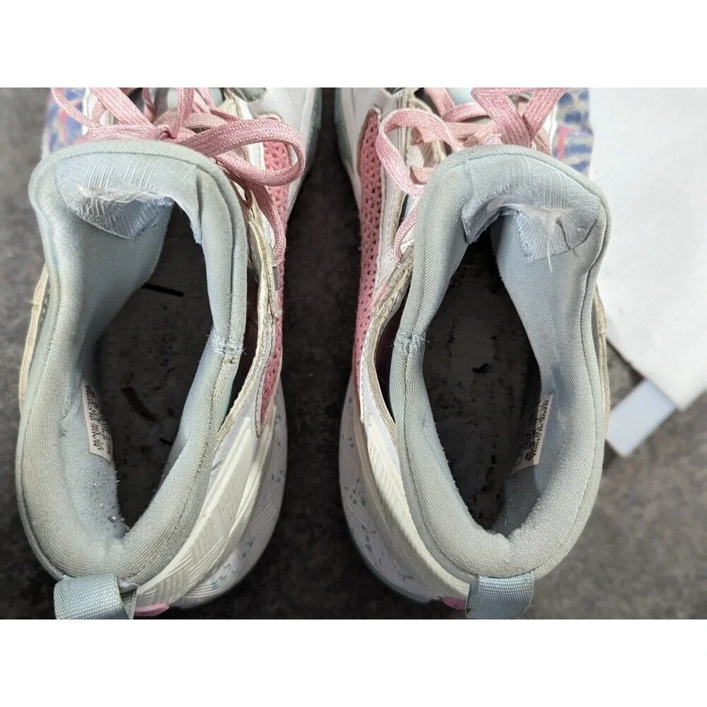 Y2K‎ Pastel Fairycore Adidas Dame Basketball Sneakers Tie Dye Pink Men's 7.5