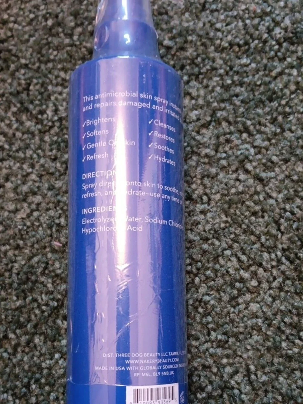 NAKERY Beauty Universal Clarifying Face, Body & Scalp Spray 8oz.