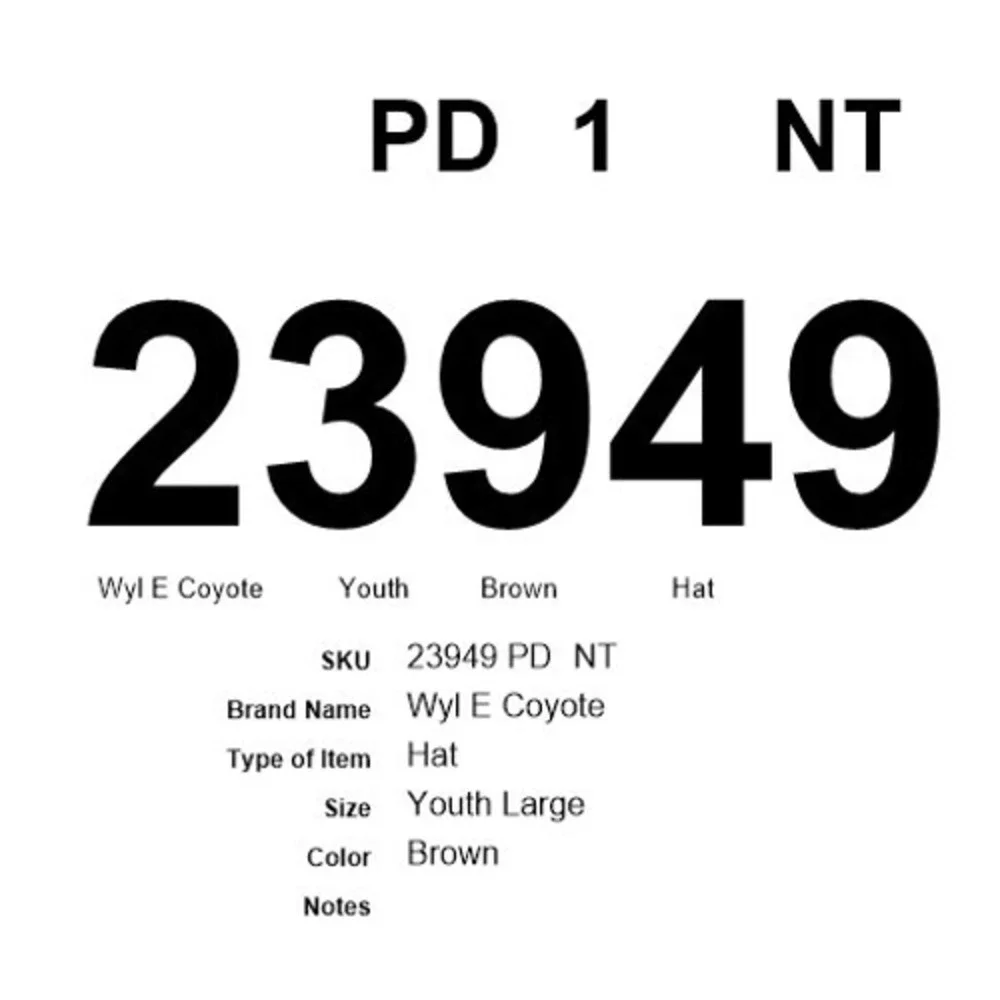 Wyl E. Coyote brand wyl
