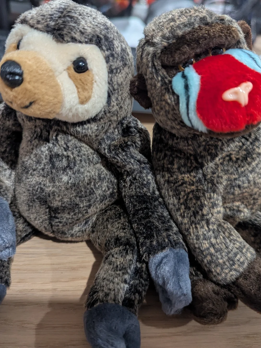 Slowpoke And Cheeky beanie Babies