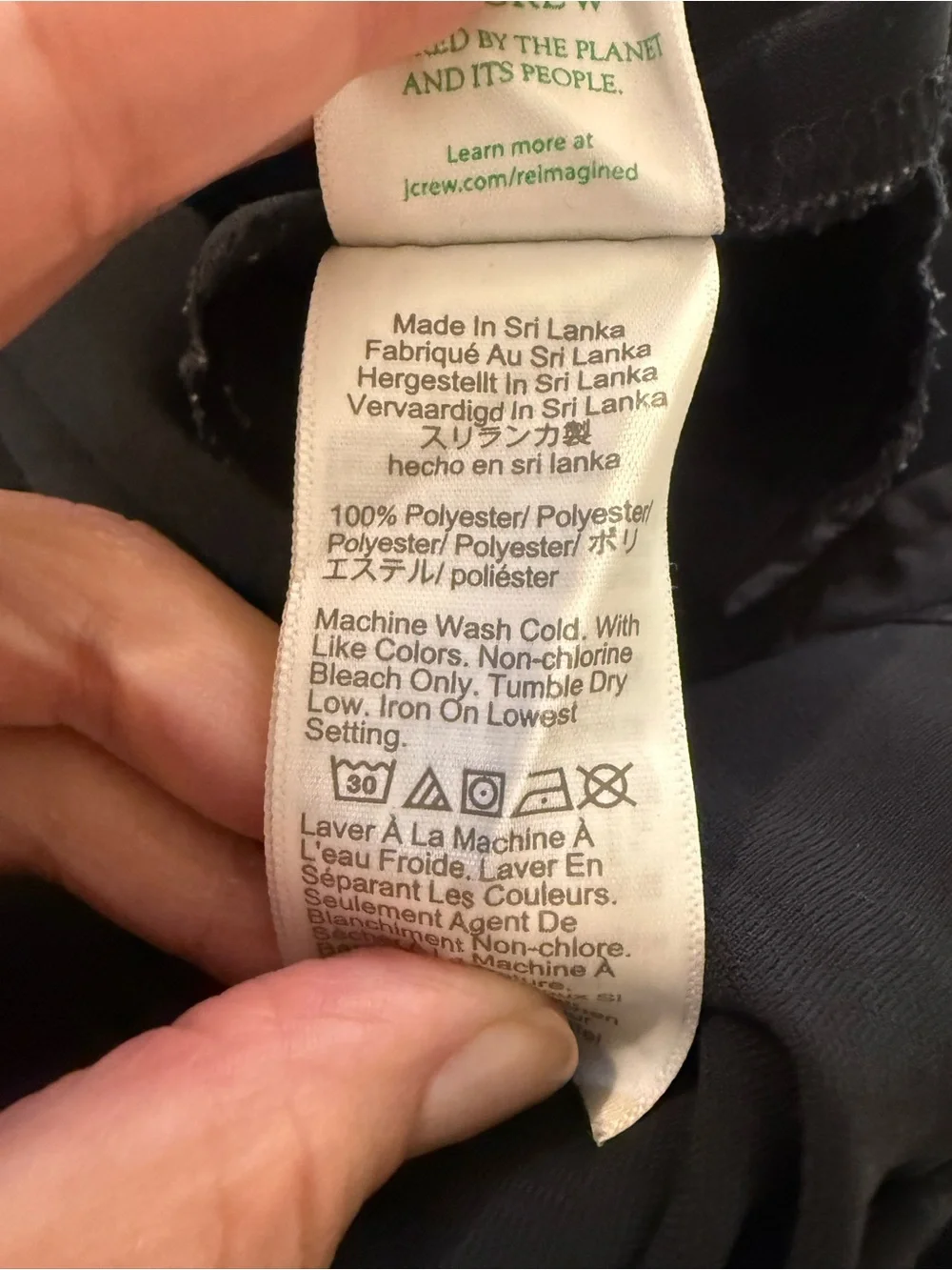J. Crew crew waistband