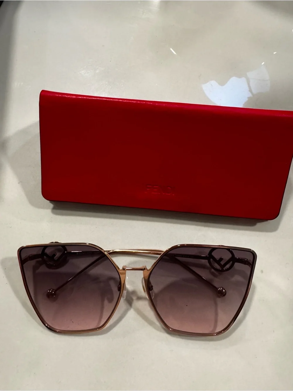 Fendi look grey lenses