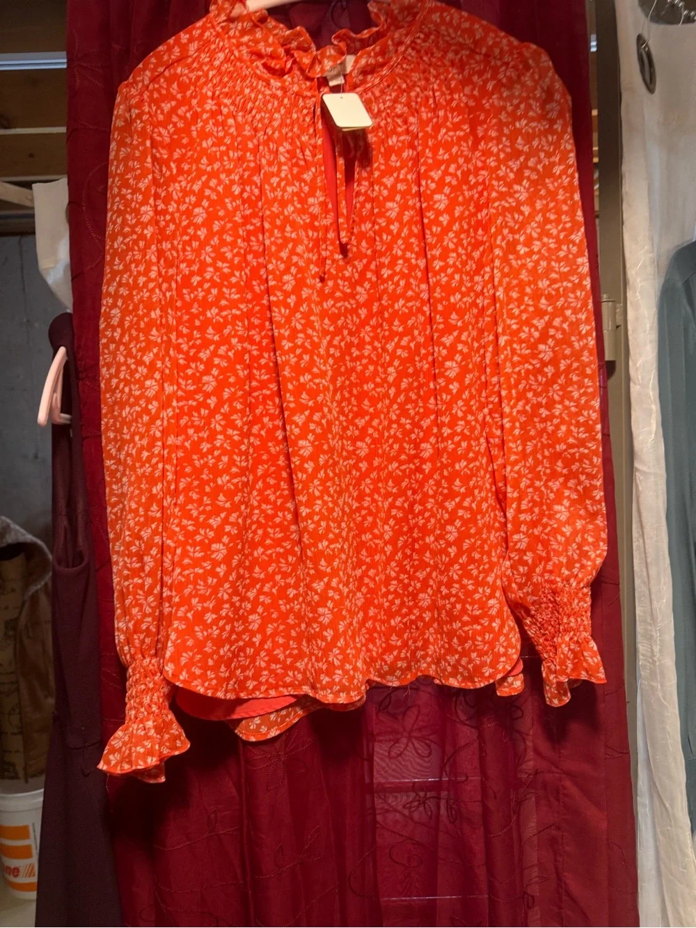 LOFT relaxed neckline floral