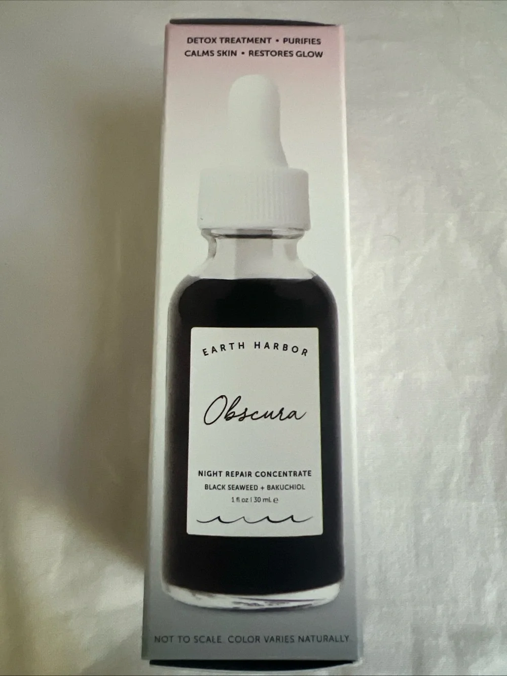 Earth Harbor Obscura Night Repair Concentrate - Pink Bottle