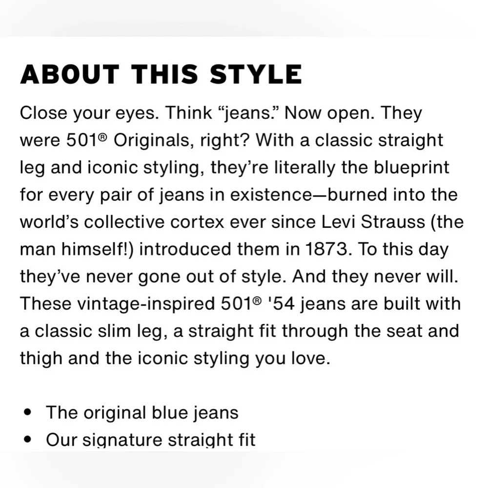 Levis tags *fabrication
