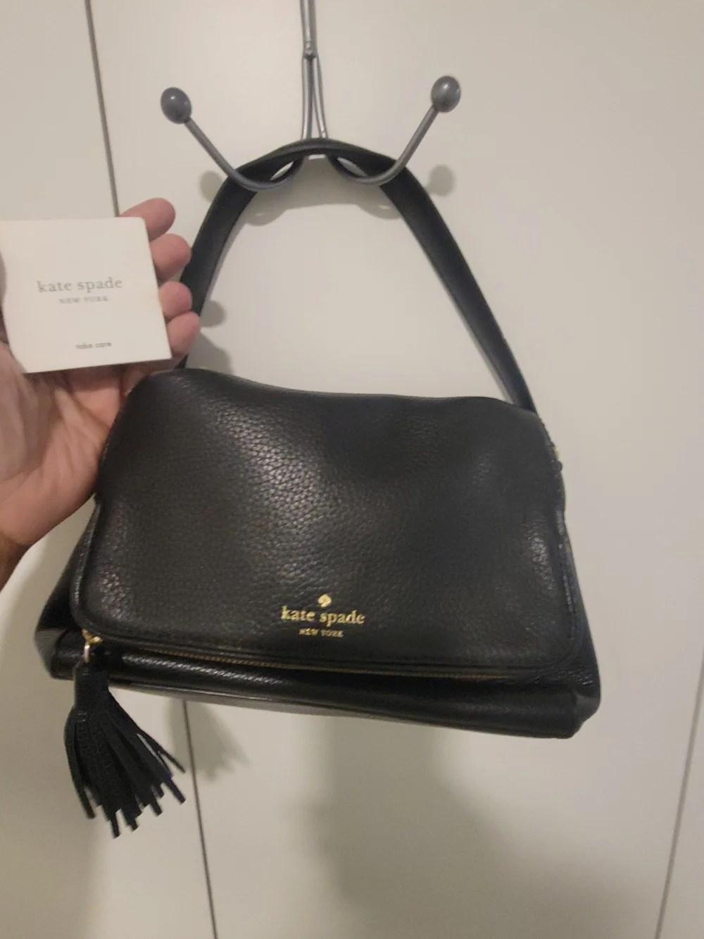 kate spade tassel gold