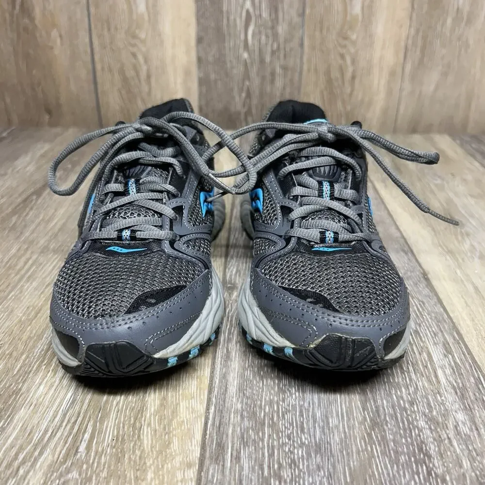 Saucony Oasis 2 Womens US Size 7.5 15210-1 Gray Blue Black Running Sneaker Shoes