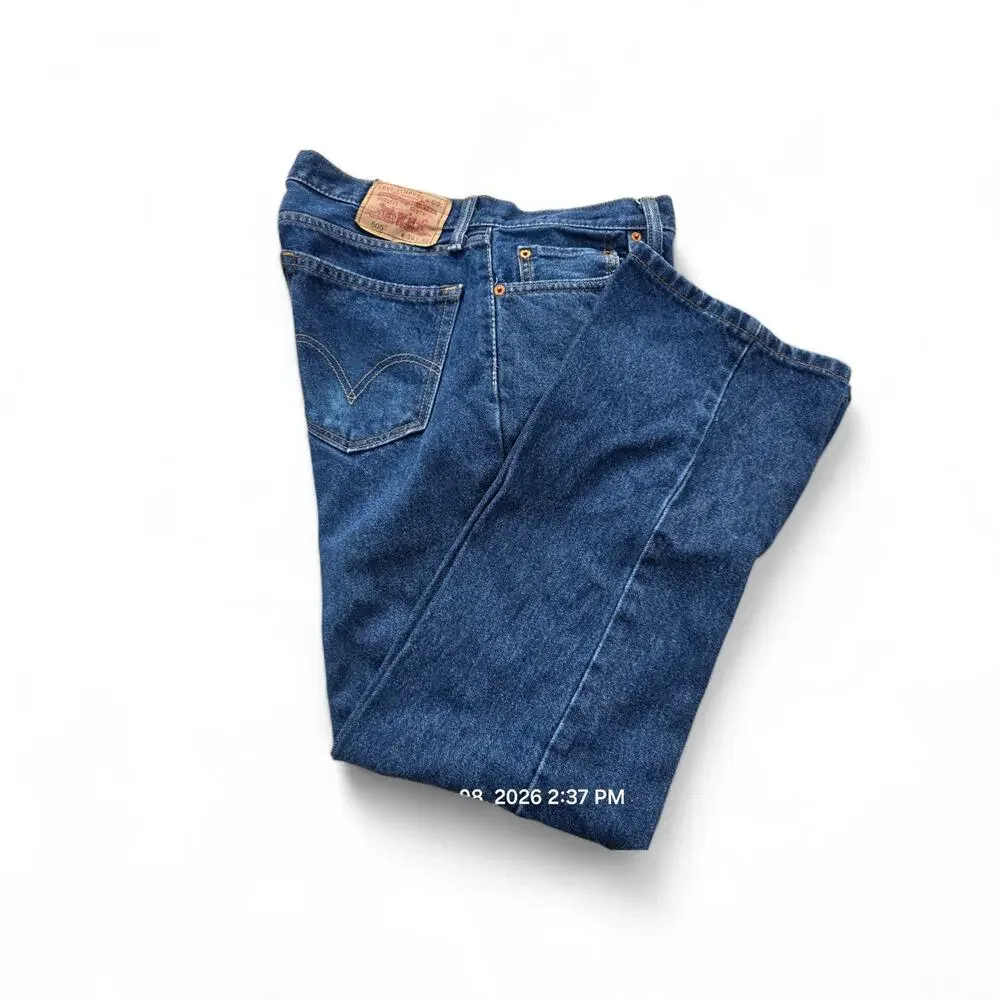 Levi’s 505 Men’s Jeans W34 L30 Medium Wash Straight Leg Denim USA