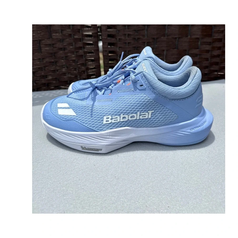 Babolat SFX 4 All Court Tennis Shoes Womens 10 Blue Michelin Sole Pickleball Run