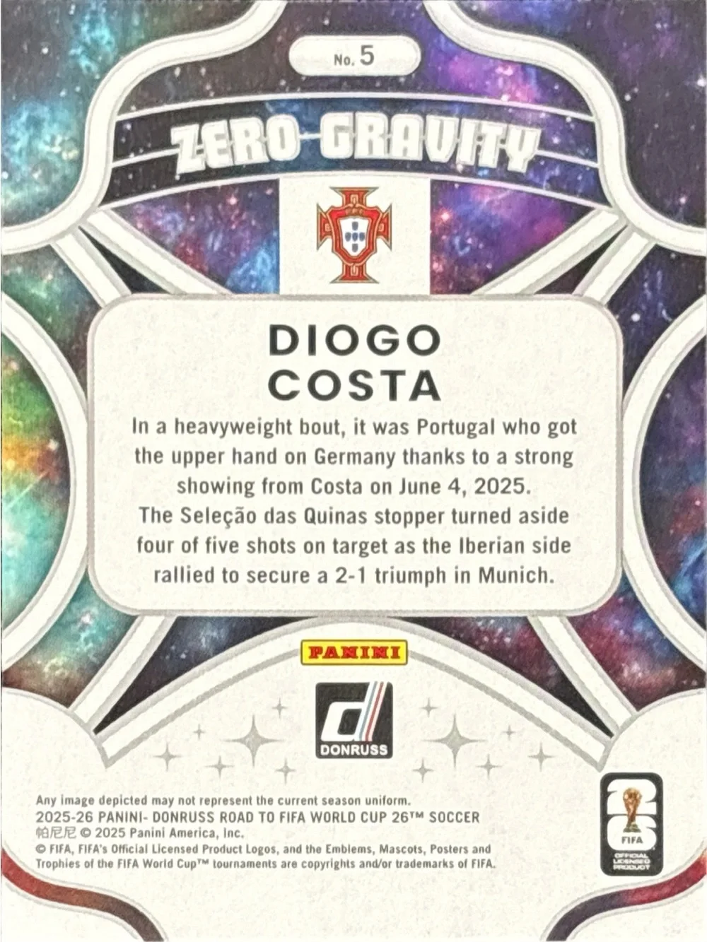 Panini zero gravity