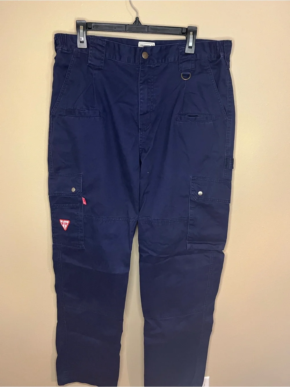 Ticomela FR  Navy Cargo Pants with Utility Pockets