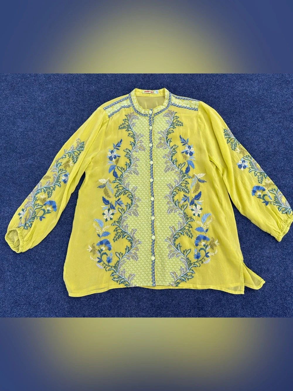 Johnny Was colorful embroidered