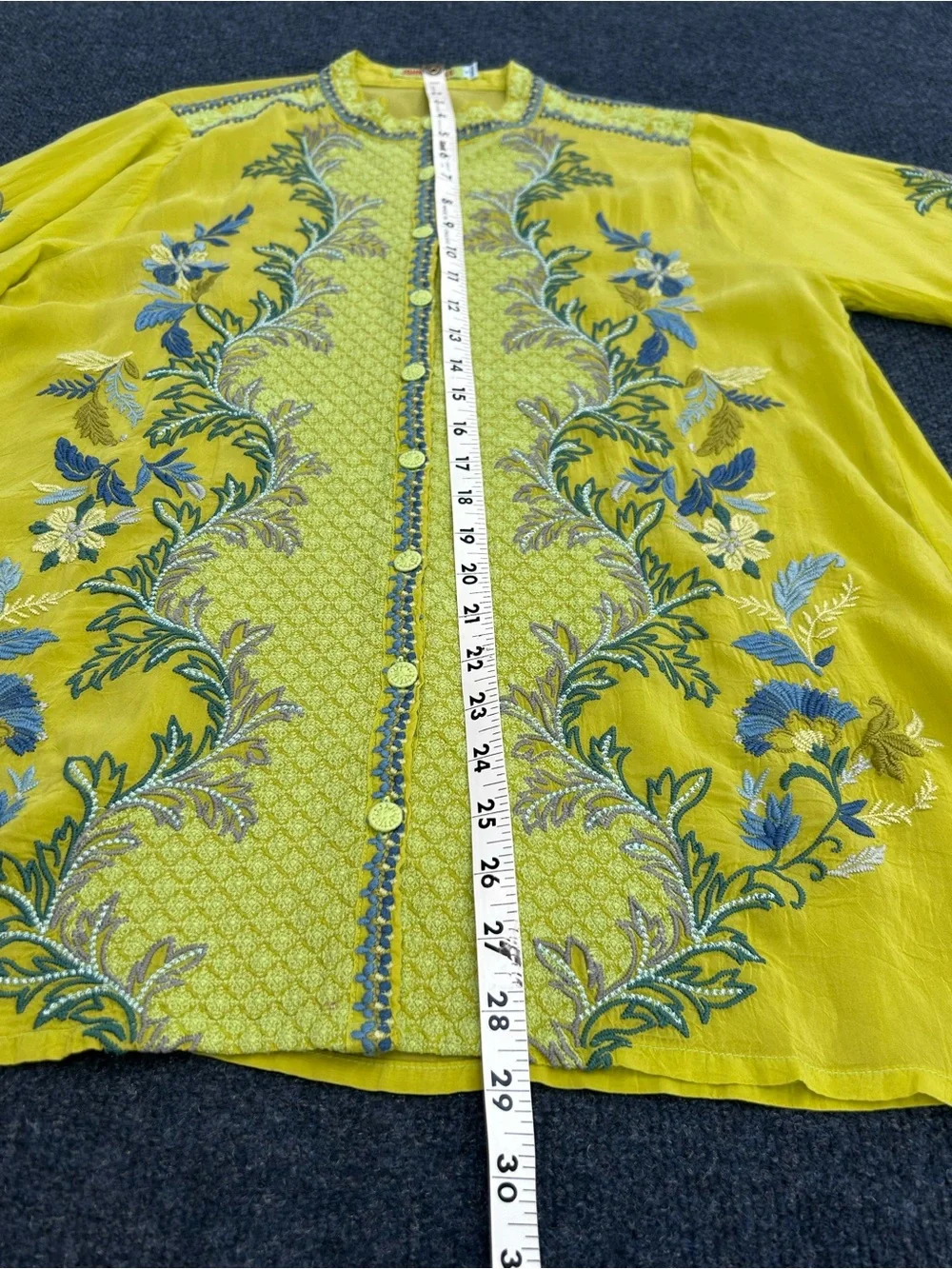 Johnny Was colorful embroidered