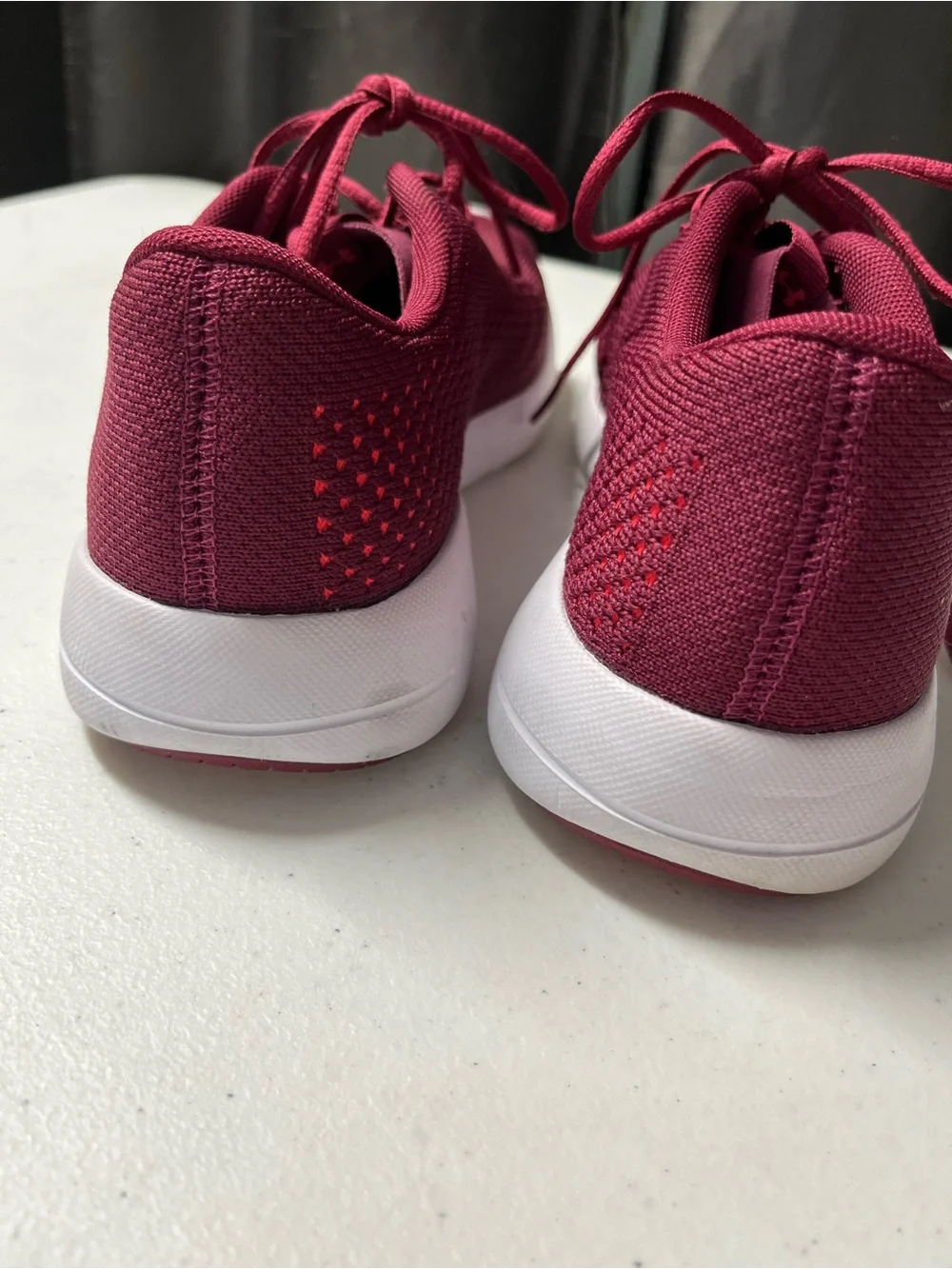 Under Armour maroon lace