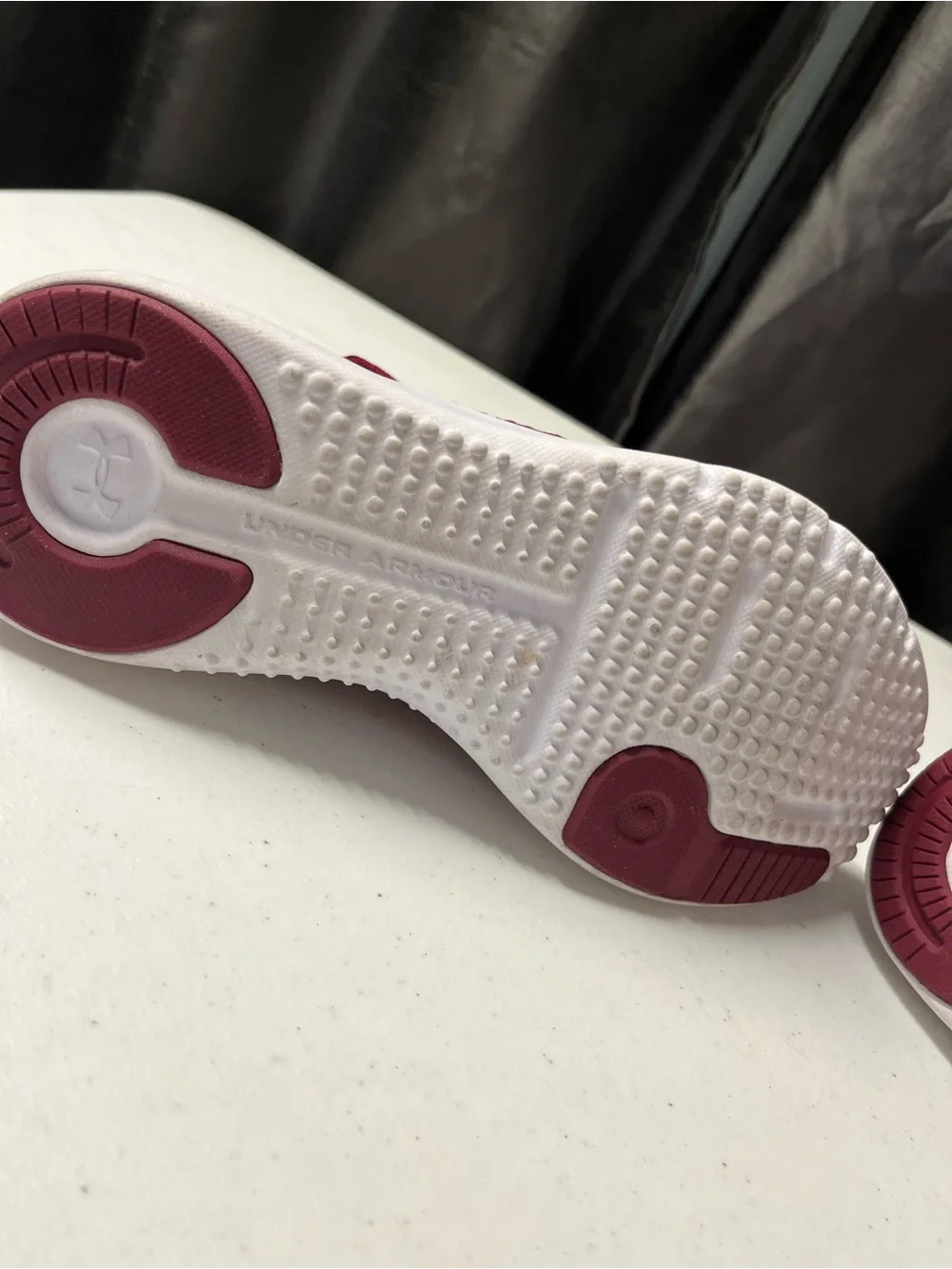 Under Armour maroon lace