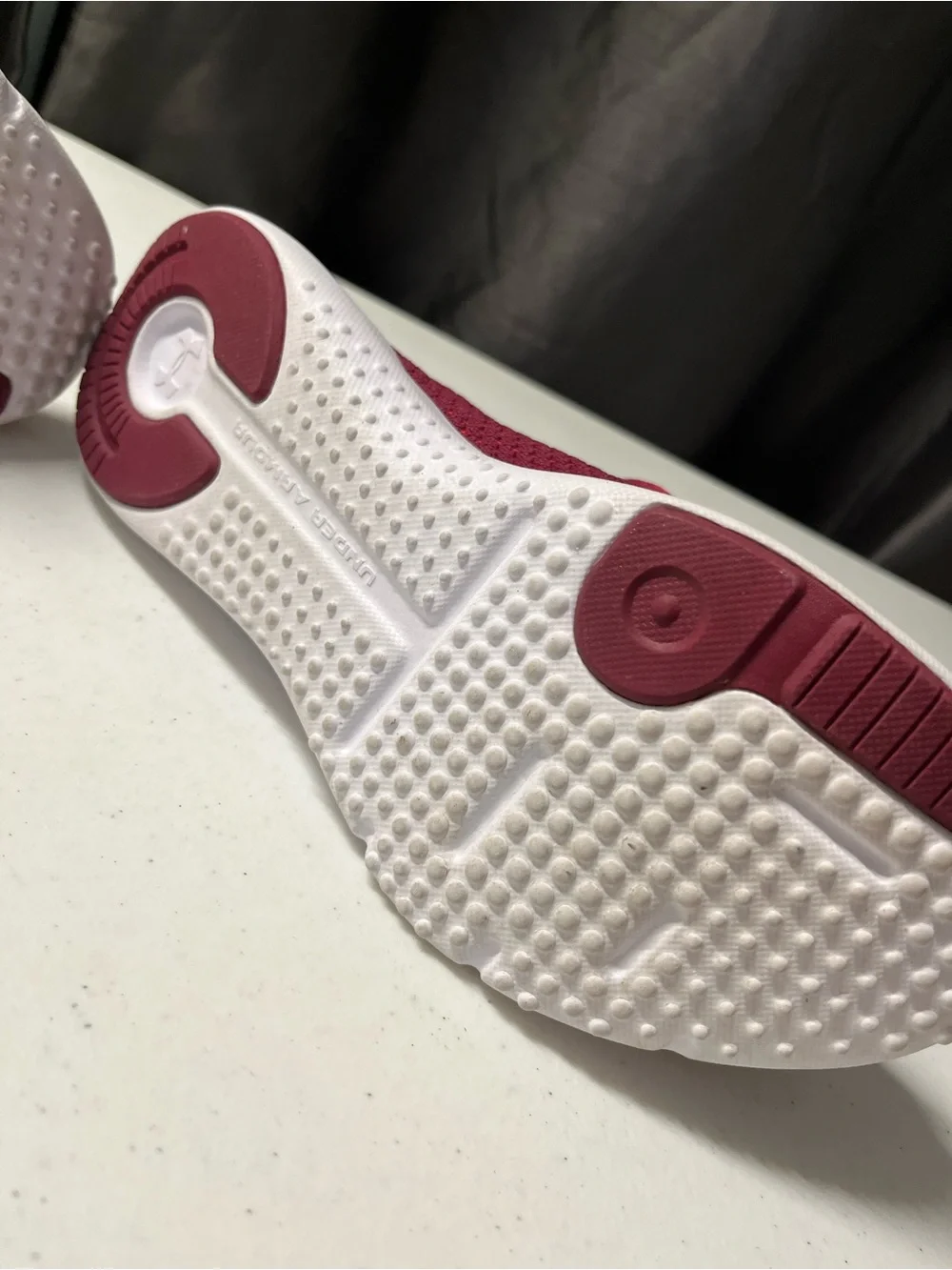 Under Armour maroon lace