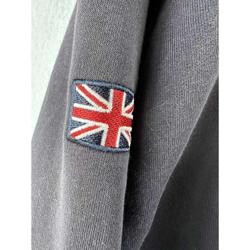 London Athleisure Zip Track Jacket Men's XXL Blue Sports