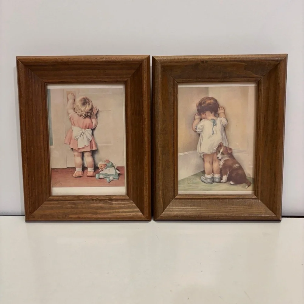 2 Vintage Bessie Pease Gutmann 