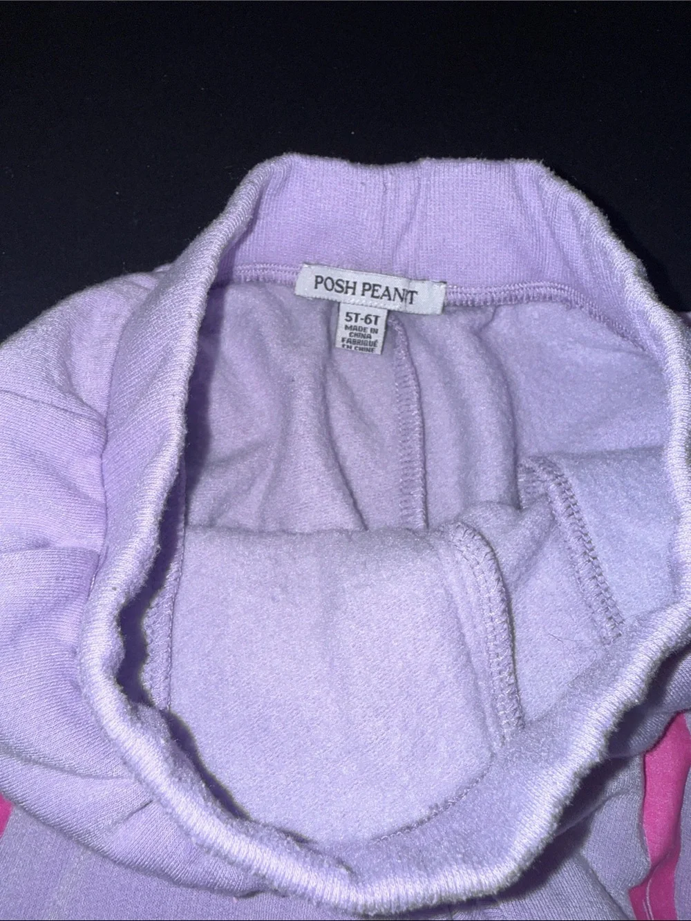 Posh Peanut skeleton Joggers with Hot Pink Bone Print