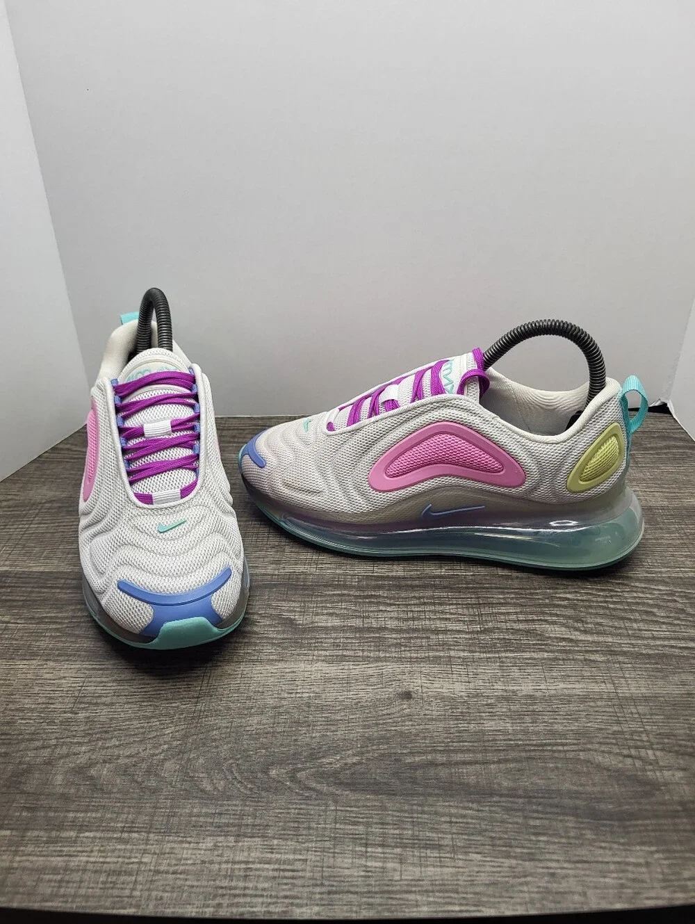 Nike Womens Air Max 720 Aqua Powder Pastel Pink Shoes AR9293-102 Size 7