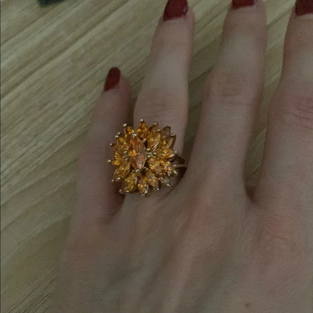 N/A orange citrine