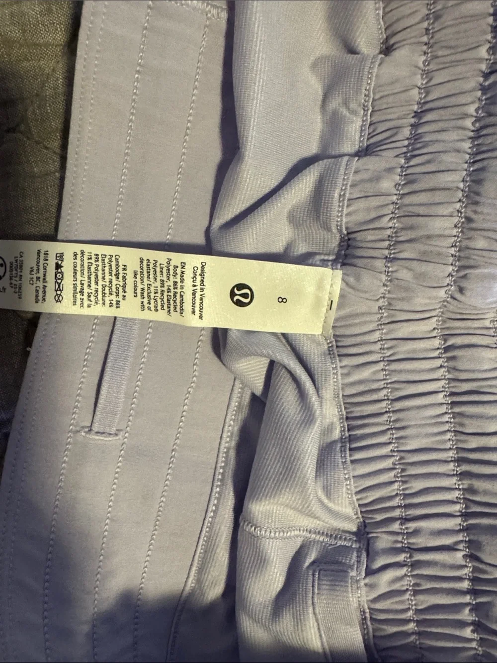 lululemon athletica comfortable lavender