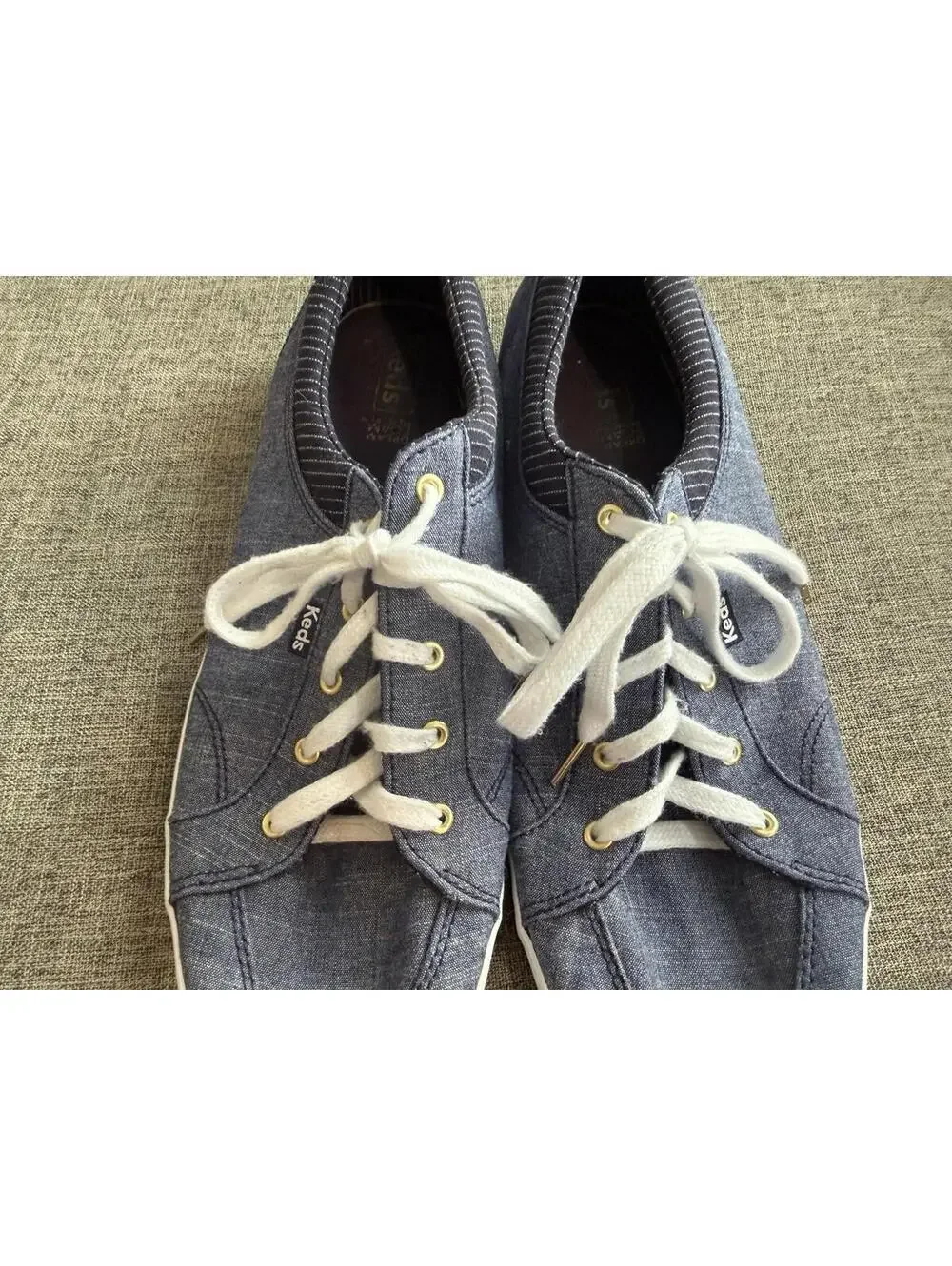 Keds center chambray